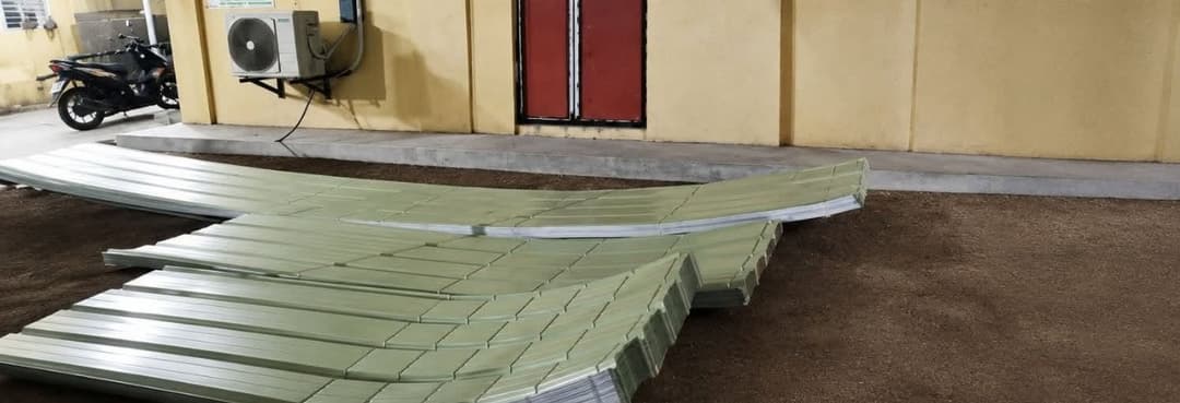 Curved Roofing Panels