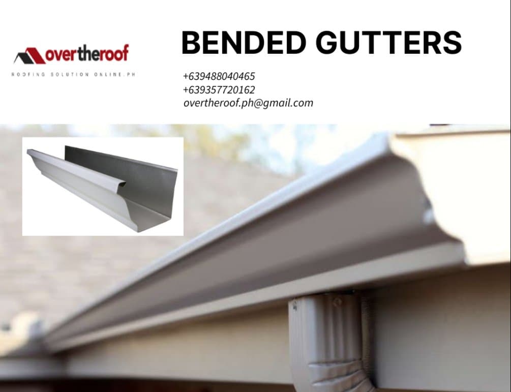 Bended Gutters and Flashing